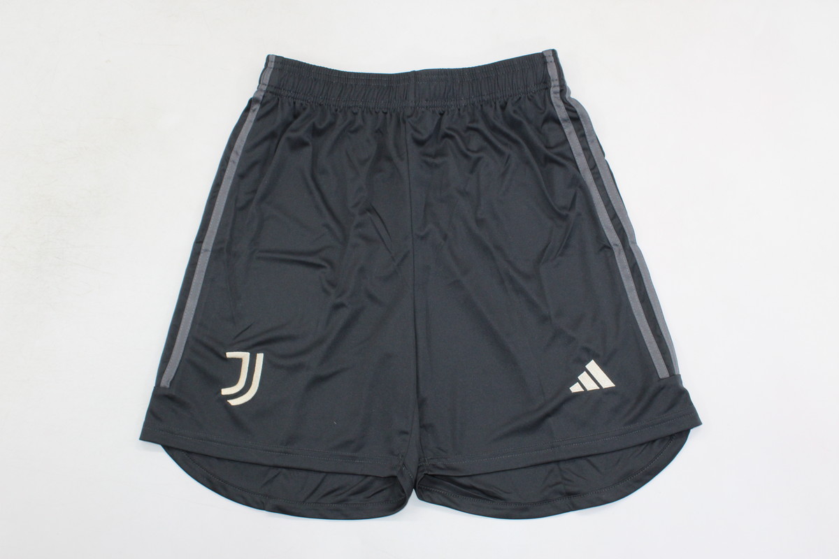 AAA Quality Juventus 23/24 Third Black Soccer Shorts